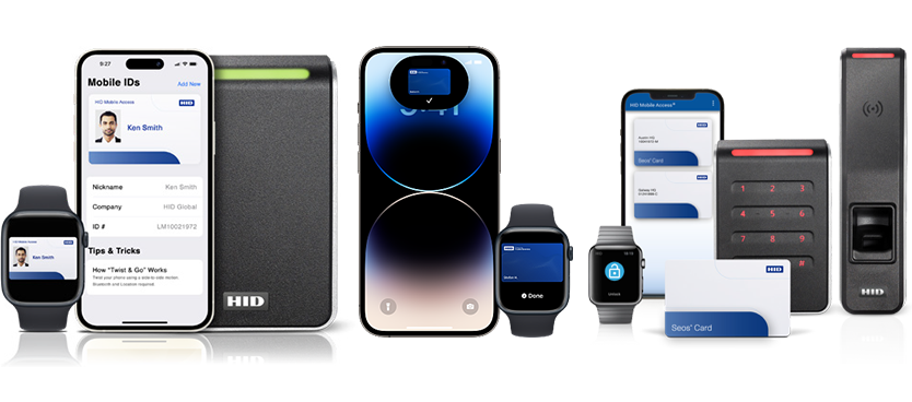 HID Mobile Access — credenziali su smartphone, smartwatch e card
